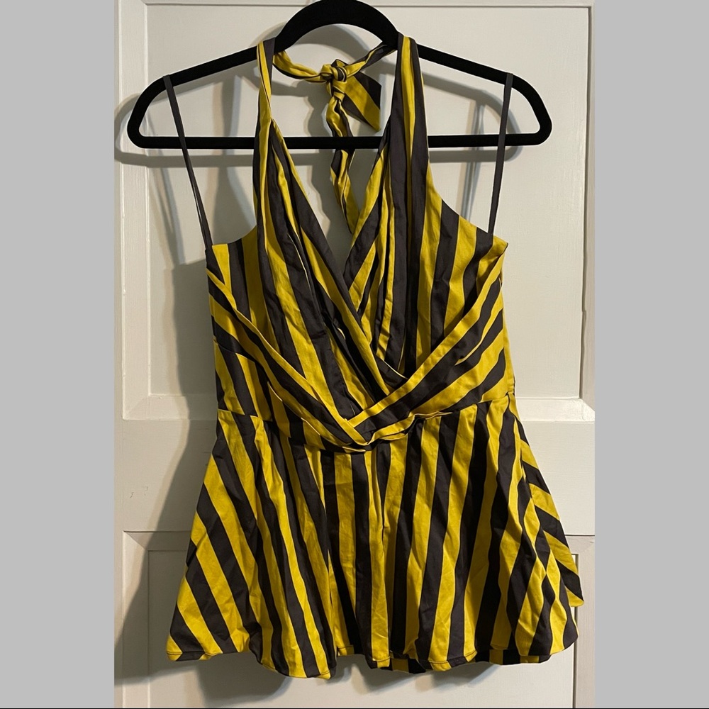 Odille Striped Halter Top